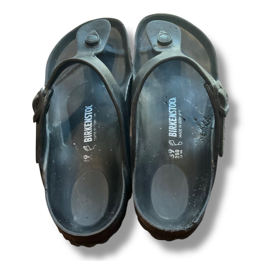 ☀️ Birkenstock Gizeh EVA Sandals | Black | Women’s 8 /‎ Men’s 6 | Beach/Pool - Picture 5 of 8